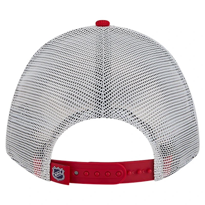 Men's New Era Blue/Red Montreal Canadiens Sock 9FORTY M-Crown A-Frame Adjustable Hat