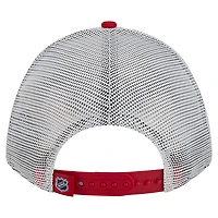 Men's New Era  Blue/Red Montreal Canadiens Sock 9FORTY M-Crown A-Frame Adjustable Hat