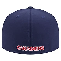 Casquette ajustée 59FIFTY bleu marine des Canadiens de Montréal New Era pour homme