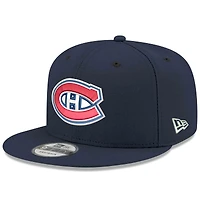 Men's New Era Navy Montreal Canadiens 9FIFTY Snapback Hat