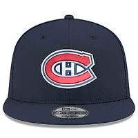 Men's New Era Navy Montreal Canadiens 9FIFTY Snapback Hat