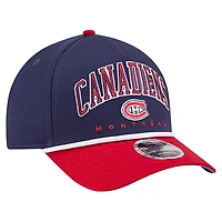 Casquette ajustable New Era bleu marine des Canadiens de Montréal 9FORTY M-Crown pour homme