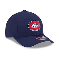 Casquette ajustable New Era bleu marine des Canadiens de Montréal COOLERA 9FORTY M-Crown pour homme