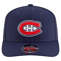 Men's New Era  Navy Montreal Canadiens Team Collection Basic 9SEVENTY Adjustable Hat