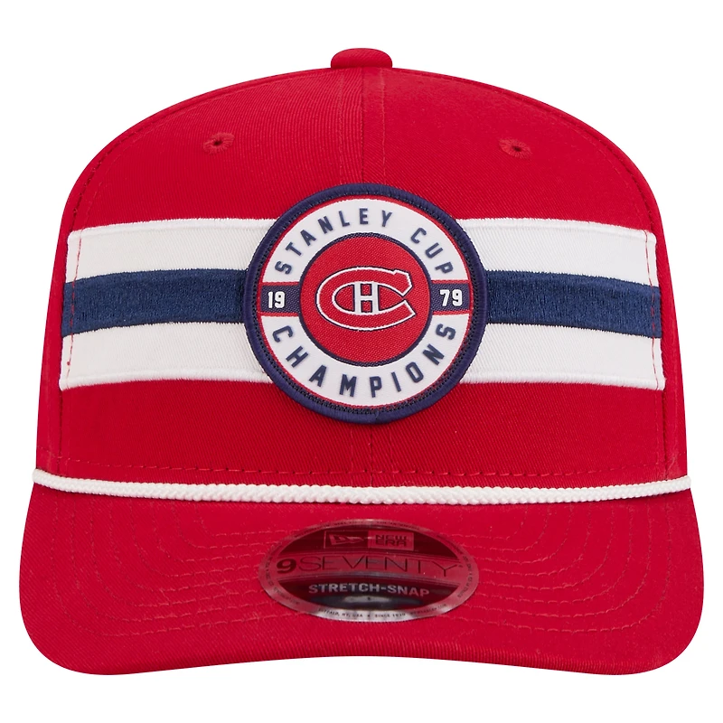 Men's New Era  Red Montreal Canadiens 1979 Stanley Cup Champions 9SEVENTY Adjustable Hat