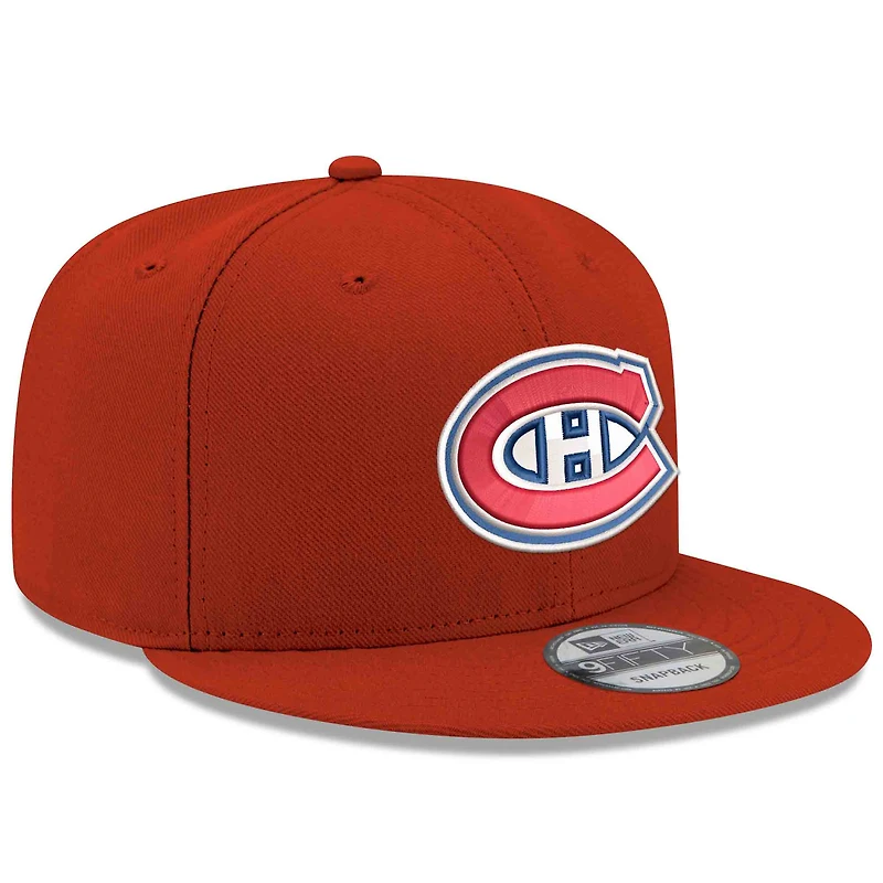 Men's New Era Red Montreal Canadiens 9FIFTY Snapback Hat