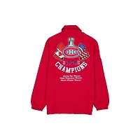 Men's New Era  Red Montreal Canadiens Champs Full-Snap Jacket