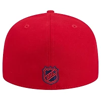 Men's New Era  Red Montreal Canadiens Core 59FIFTY Fitted Hat
