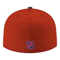 Men's New Era  Red Montreal Canadiens Core Logo Two-Tone 59FIFTY Fitted Hat