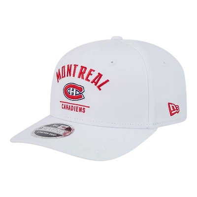 Men's New Era  White Montreal Canadiens Team 9SEVENTY Adjustable Hat
