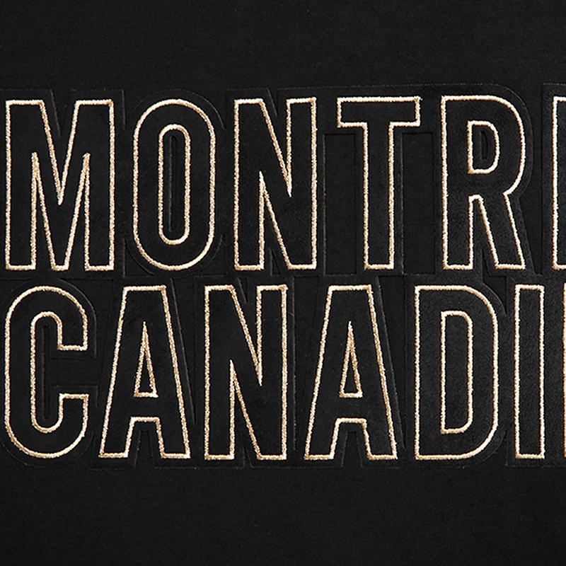 Men's Pro Standard  Black Montreal Canadiens T-Shirt