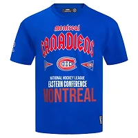 T-shirt surdimensionné City Tour des Canadiens de Montréal Pro Standard bleu pour hommes