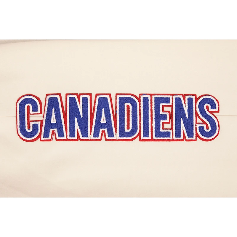 Men's Pro Standard Cream Montreal Canadiens Classic Chenille Jogger Pants