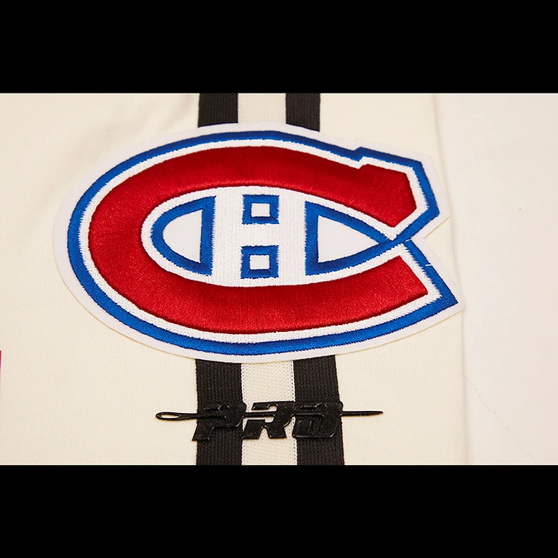 Men's Pro Standard Cream Montreal Canadiens Classic Chenille Shorts