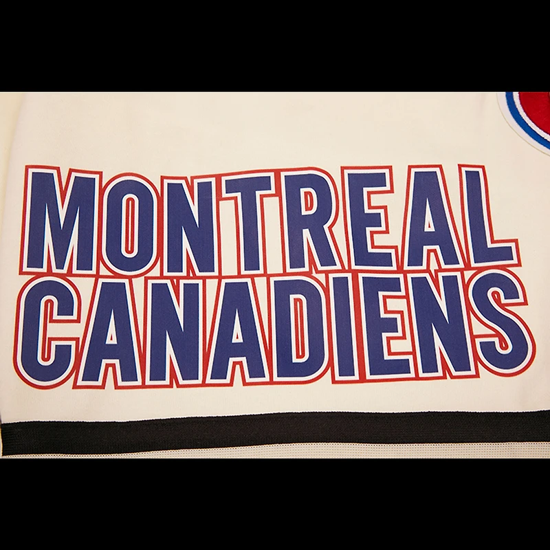 Short classique en chenille des Canadiens de Montréal crème Pro Standard pour homme