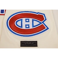 T-shirt en chenille classique des Canadiens de Montréal crème Pro Standard pour homme