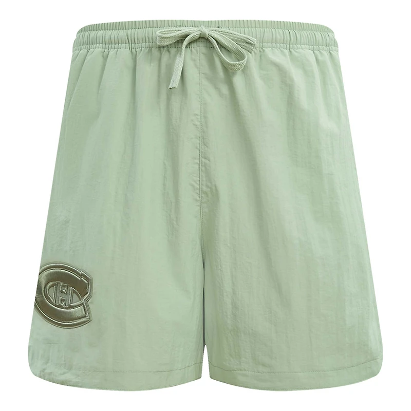 Men's Pro Standard Green Montreal Canadiens Neutral Woven Shorts