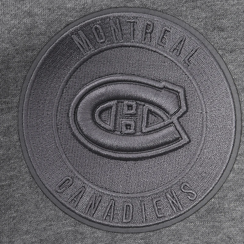 Chandail à capuchon neutre des Canadiens de Montréal Pro Standard gris chiné pour hommes