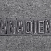 Chandail à capuchon neutre des Canadiens de Montréal Pro Standard gris chiné pour hommes