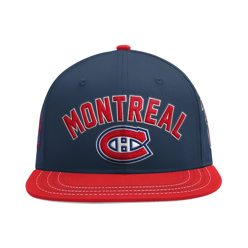 Men's Starter  Blue Montreal Canadiens Locker Room Classic Startfit Snapback Hat