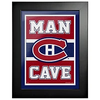 Montreal Canadiens - 12'' x 16'' Man Cave Framed Artwork