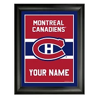 Montreal Canadiens 12'' x 16'' Personalized Team Frame