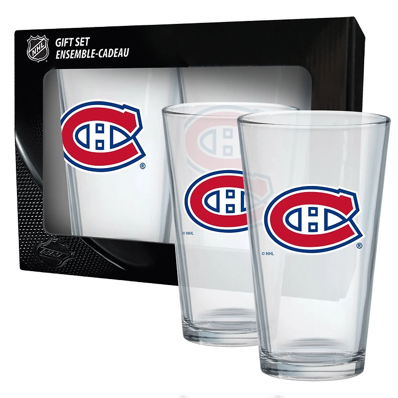 Paquet de 2 Canadiens de Montréal 16oz. Verres à Mélange