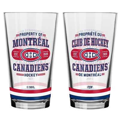 Montreal Canadiens 2-Piece Mixing Glass Set