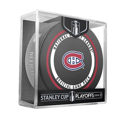 Montreal Canadiens 2026 Stanley Cup Playoffs Official Game Puck
