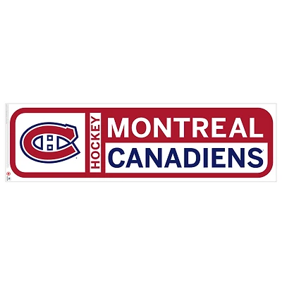 Montreal Canadiens 90'' x 23'' Team Logo Repositionable Wall Decal