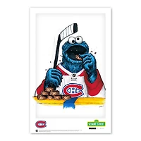 Montreal Canadiens  Cookie Monster 11" x 17" Poster Print