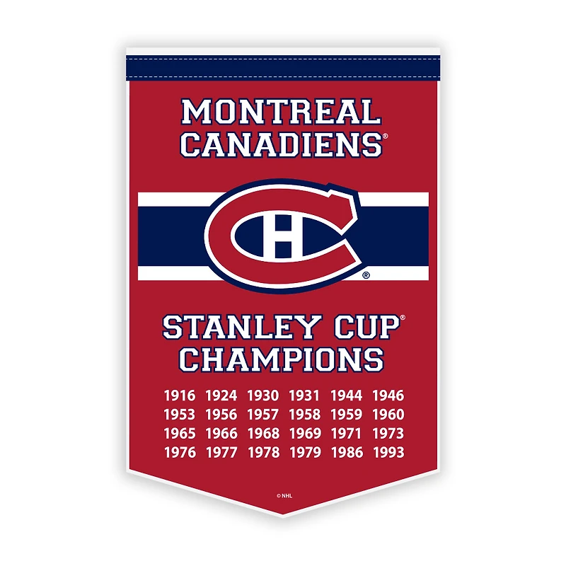 Montreal Canadiens Dynasty Banner