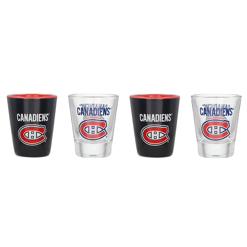 Montreal Canadiens Four-Pack Shot Glass Set