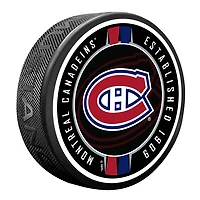 Montreal Canadiens Set of Two Hockey Pucks