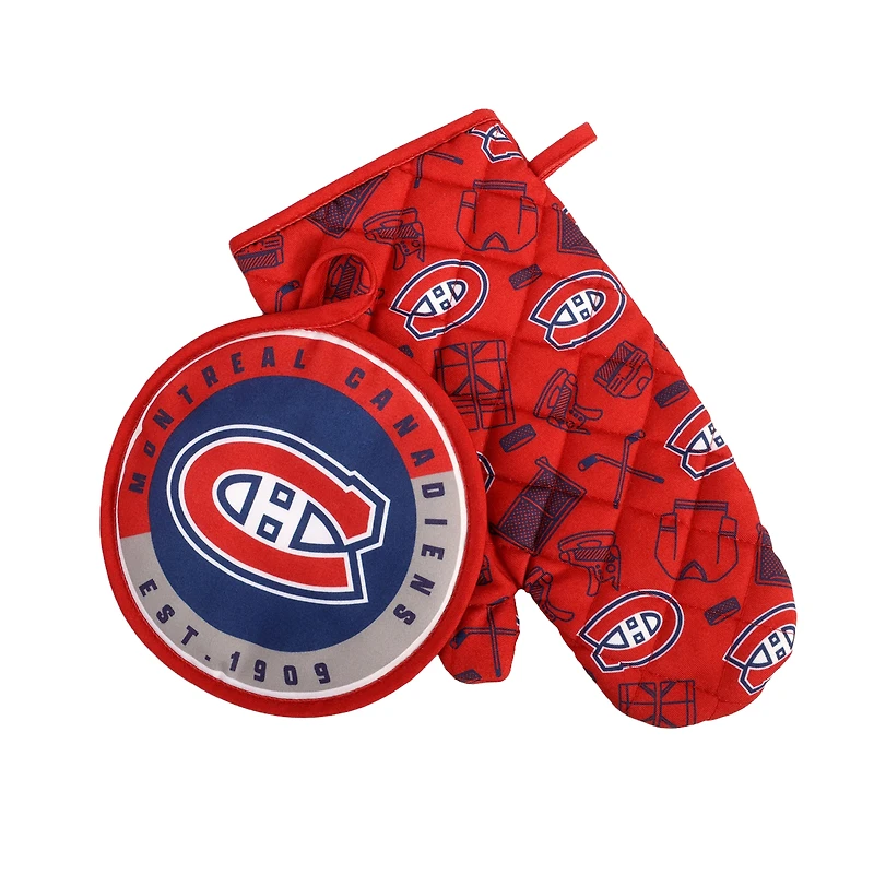 Montreal Canadiens Two-Piece Kitchen Mitt Set
