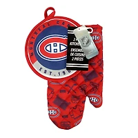 Montreal Canadiens Two-Piece Kitchen Mitt Set