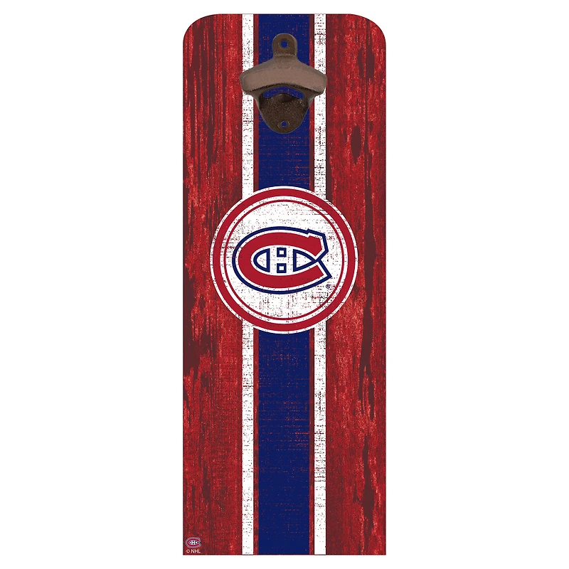 Montreal Canadiens Wall Mounted Bottle - Opener