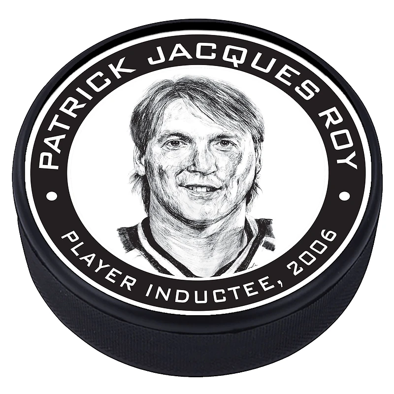 Patrick Roy Montreal Canadiens - Legends Line Textured Hockey Puck