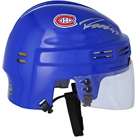 Mini-casque bleu autographié par Patrik Laine des Canadiens de Montréal