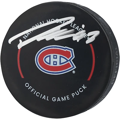 Patrik Laine Montreal Canadiens Autographed Official Game Puck 
