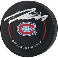 Rondelle de match officielle autographiée par Patrik Laine des Canadiens de Montréal
