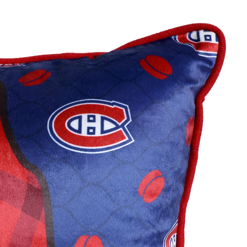 Coussin gnome rouge des Canadiens de Montréal 18 po x 18 po