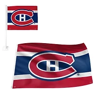 Red Montreal Canadiens 3' x 5' Polyester Banner & Car Flag Set