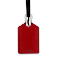 Étiquette de bagage en cuir rouge Canadiens de Montréal personnalisée
