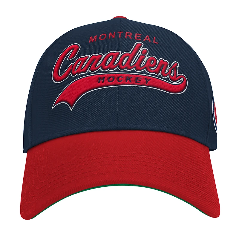 Unisex Starter Blue/Red Montreal Canadiens Tailsweep Adjustable Hat