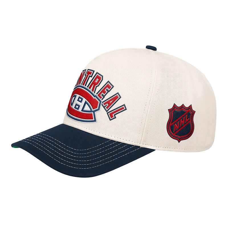 Unisex Starter White/Navy Montreal Canadiens Casual Adjustable Hat