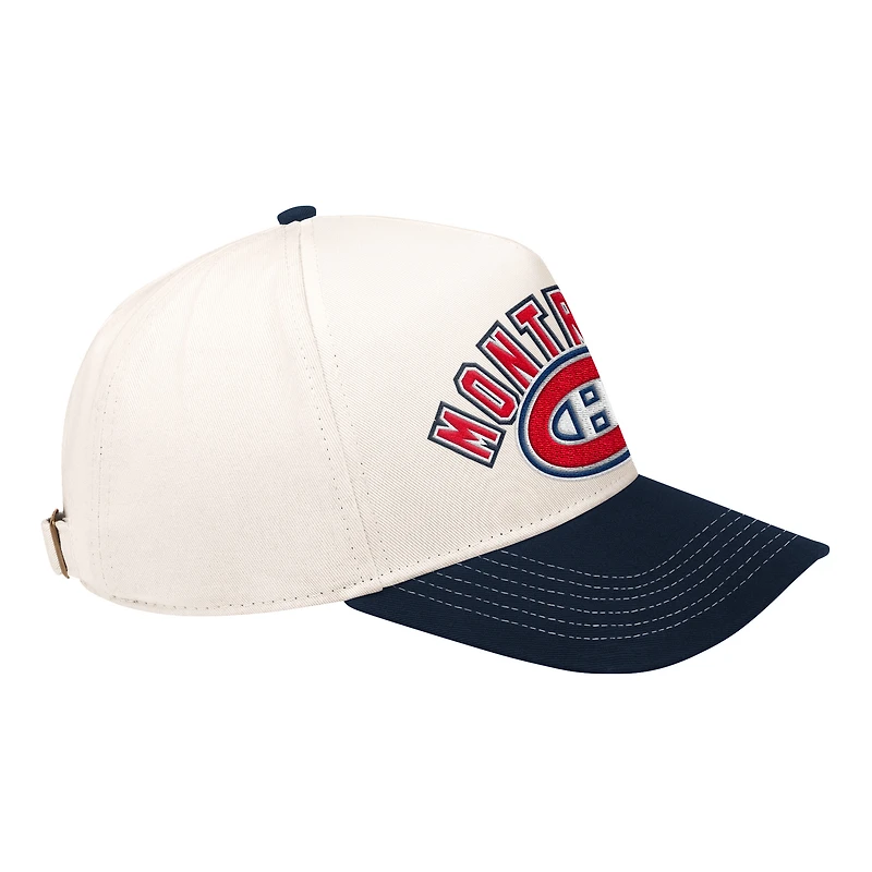 Unisex Starter White/Navy Montreal Canadiens Casual Adjustable Hat
