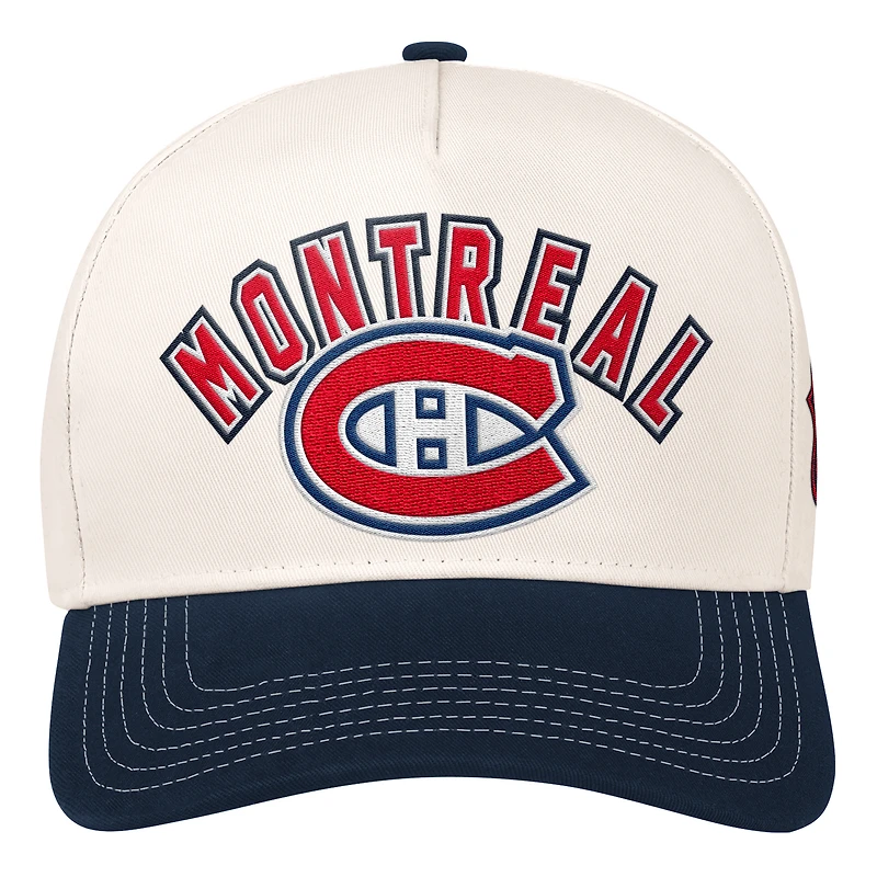 Unisex Starter White/Navy Montreal Canadiens Casual Adjustable Hat