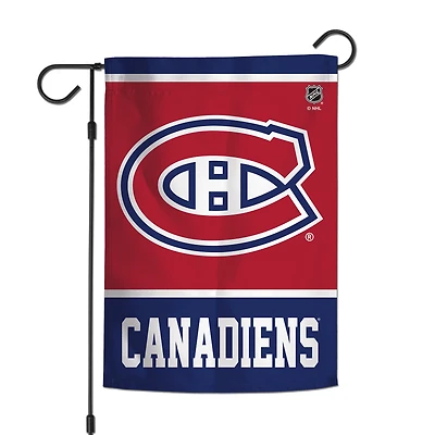 WinCraft Canadiens de Montréal Drapeau de jardin double face 12" x 18"