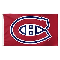 WinCraft Montreal Canadiens 3' x 5' Drapeau simple face avec logo principal